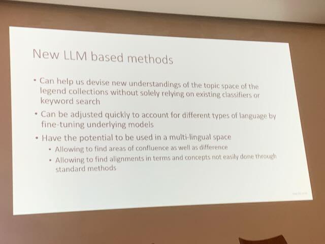 Conference audience discussing Language and AI